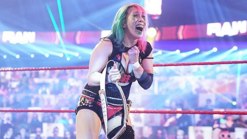 Asuka lost the RAW Women's Championship to Rhea Ripley during WrestleMania 37 Night Two